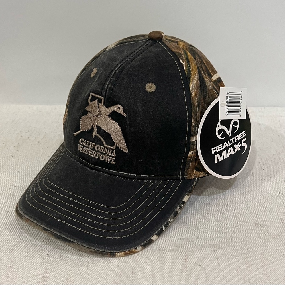 Real Tree | Camo Waterfowl Outdoor Adjustable Cap - Picture 1 of 9